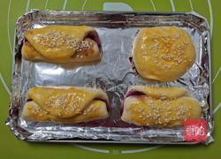 黄油面包(桑椹果酱)面包的做法图解12