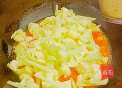 番茄烧菜花的做法图解4