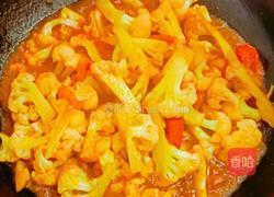 番茄烧菜花的做法图解5