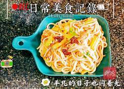 芹菜瘦肉炒面的做法图解11
