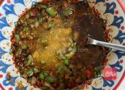 Illustration of how to make cold noodles with shredded chicken 4