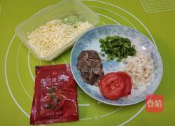 方形牛肉披萨的做法图解1