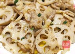 莲藕炒肉片的做法图解7