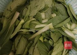 辣炒小青菜的做法图解1