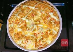 无油爆浆火腿肉松8寸戚风蛋糕的做法图解7