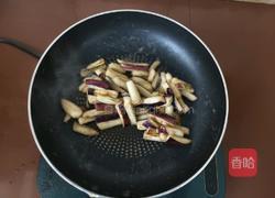 少油茄子炒花菜的做法图解6