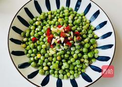 凉拌鲜豌豆米的做法图解5