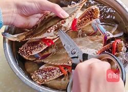 炒梭子蟹的做法图解1