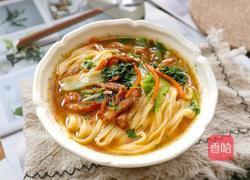 简单家常版肉丝汤面炝锅肉丝面的做法图解9