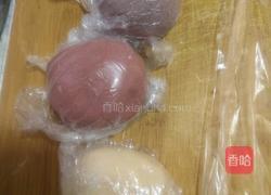 昙花酥(渐变色)的做法图解5