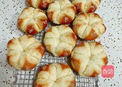 雪芙花朵面包的做法图解16