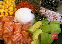 三文鱼牛油果拌饭的做法图解6