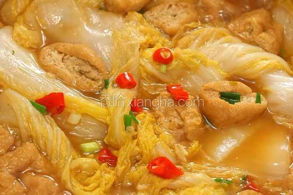 白菜嫩豆腐