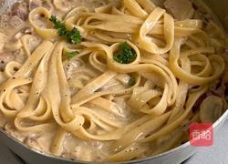 黑松露奶油带子意面的做法图解8