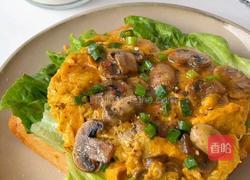 黑松露口蘑滑蛋三明治的做法图解8