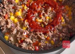 黑松露芝士牛肉饼的做法图解3