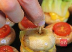 爆汁口蘑堡的做法图解8