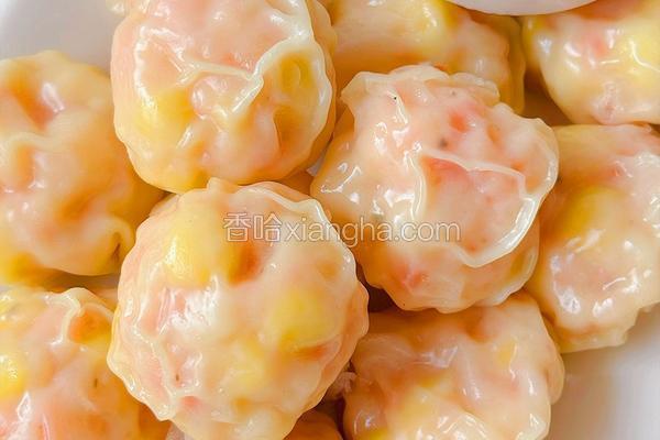 玉米虾饺