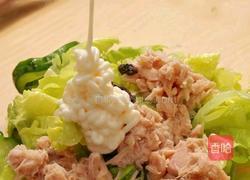金枪鱼黄瓜沙拉的做法图解7