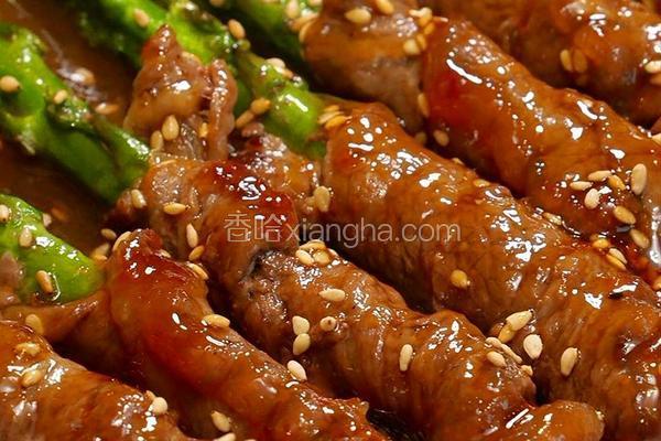 芦笋牛肉卷