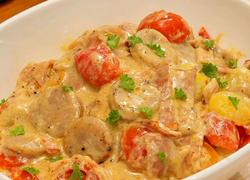 培根香肠奶酱土豆泥