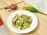 鱿鱼炒豆角