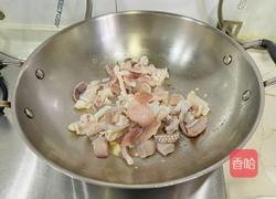 鱿鱼炒豆角的做法图解5