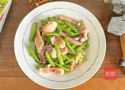 鱿鱼炒豆角的做法图解10