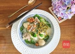 肉丸青菜汤米粉的做法图解11