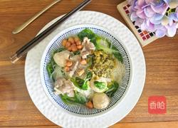 肉丸青菜汤米粉的做法图解10