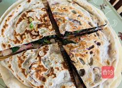 红苋菜夹菜馍的做法图解4