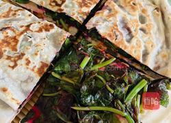 红苋菜夹菜馍的做法图解5