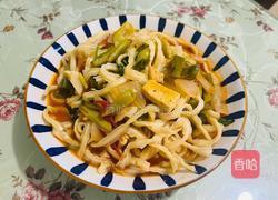 炒刀削面的做法图解12