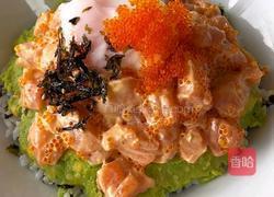 三文鱼牛油果拌饭的做法图解8