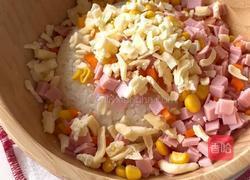 照烧芝士饭团的做法图解1