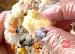照烧芝士饭团的做法图解4