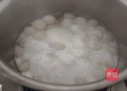 紫米酒酿小圆子水果羹的做法图解3