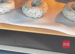 无油黑芝麻贝果的做法图解9