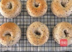 无油黑芝麻贝果的做法图解11