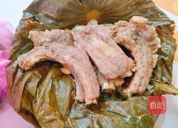 荷叶蒸莲子排骨的做法图解8