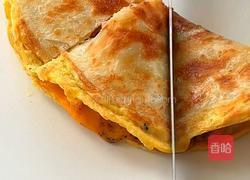 香葱火腿肉松手抓饼的做法图解8