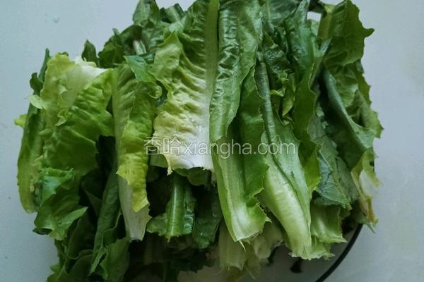 清炒油麦菜蒜蓉
