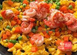 菠萝虾仁蛋炒饭的做法图解6