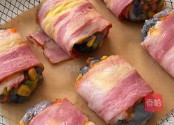 虾滑芝士培根卷的做法图解7