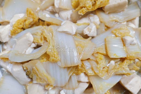白菜炖豆腐