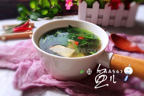 菠菜豆腐汤