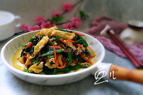 鸡蛋炒菠菜