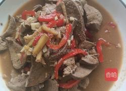 香爆蒜姜猪肝的做法图解7