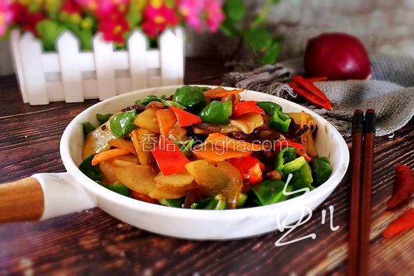 青椒胡萝卜土豆片