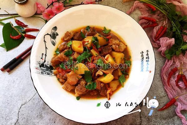 番茄土豆炖牛腩